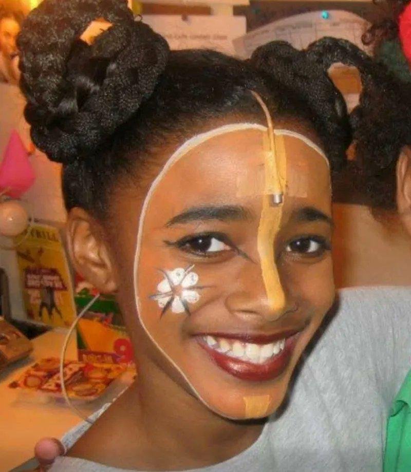 A picture of Imani Dia Smith as a child in the movie The Lion King